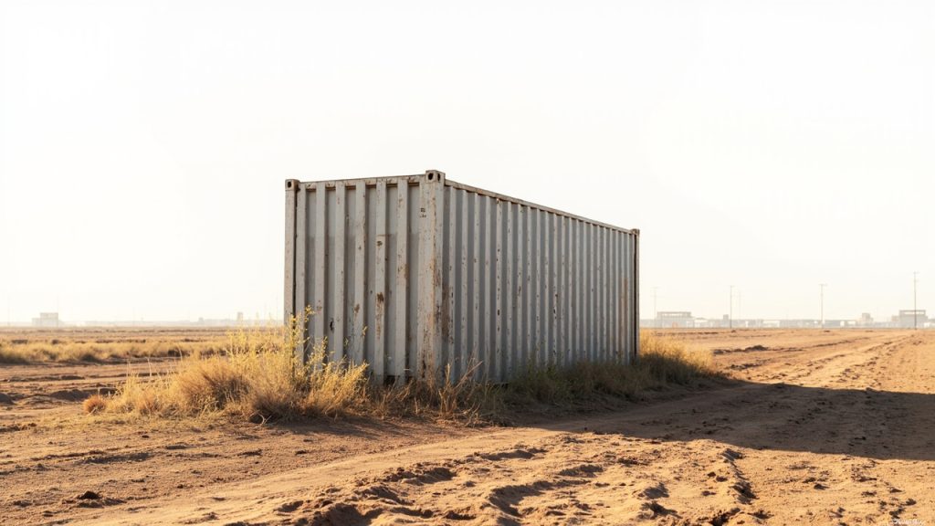 container sur terrain non constructible : guide et risques