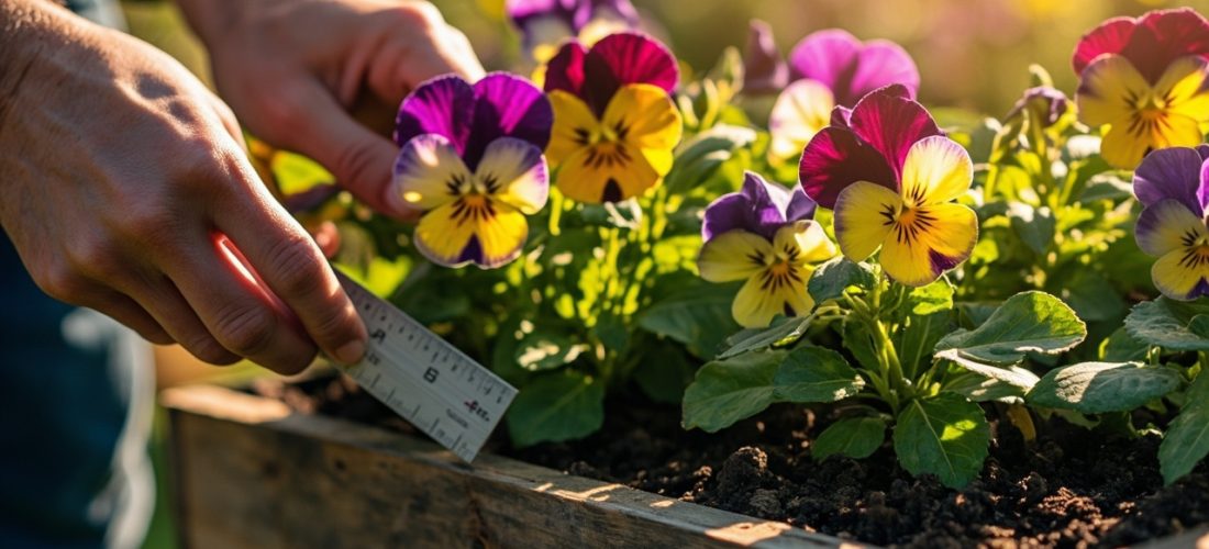 combien de pensées par jardinière : dosage précis et astuces