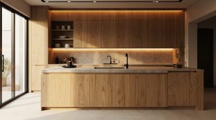 cuisine rustique en chêne : modernisez la sans peinture