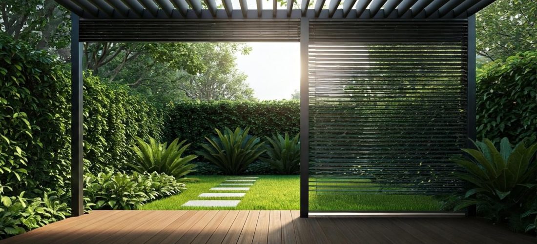 orientation des lames d’une pergola bioclimatique