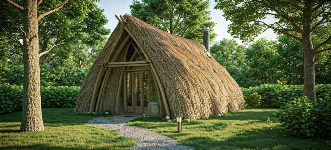 paille maison atypique