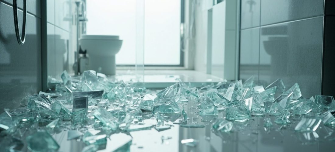paroi de douche qui explode : guide rapide d’indemnisation